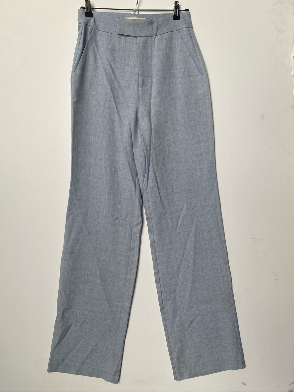 Molly Green Wide-Leg Dress Pants — Light Blue